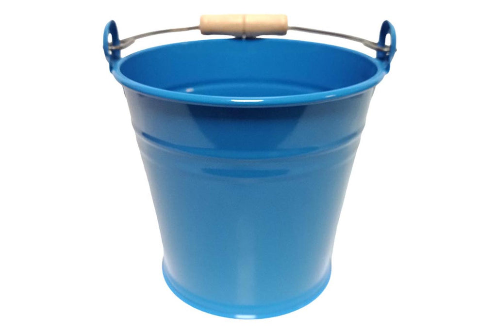 Egermann Kehrschaufel-Set mit Eimer hellblau