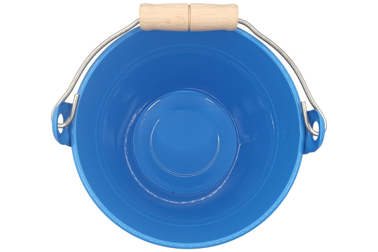 Egermann Kinder Eimer Blech hellblau