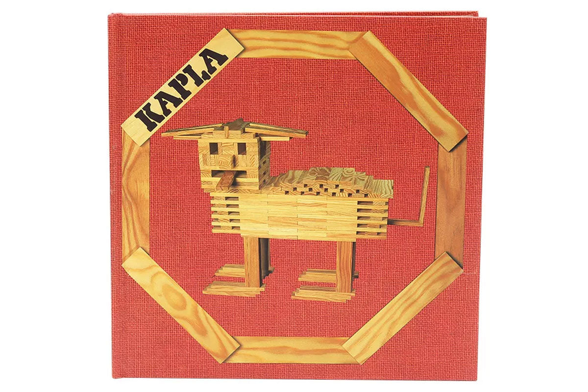 Livre d'art KAPLA Volume 1 rouge pour débutants