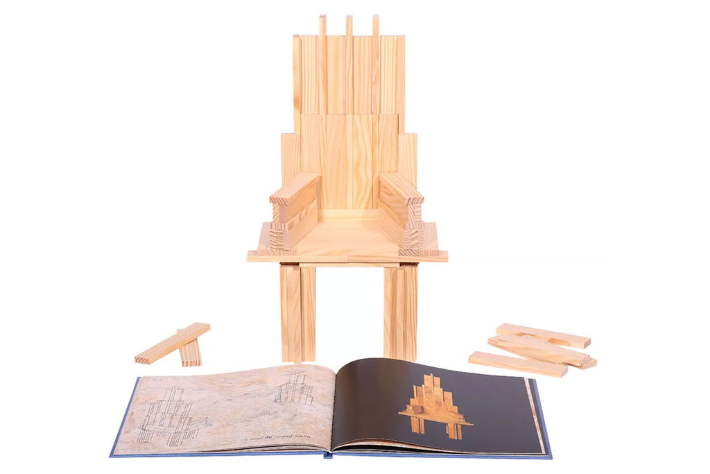 Livre d'art KAPLA Volume 2 Bleu pour apprenants avancés