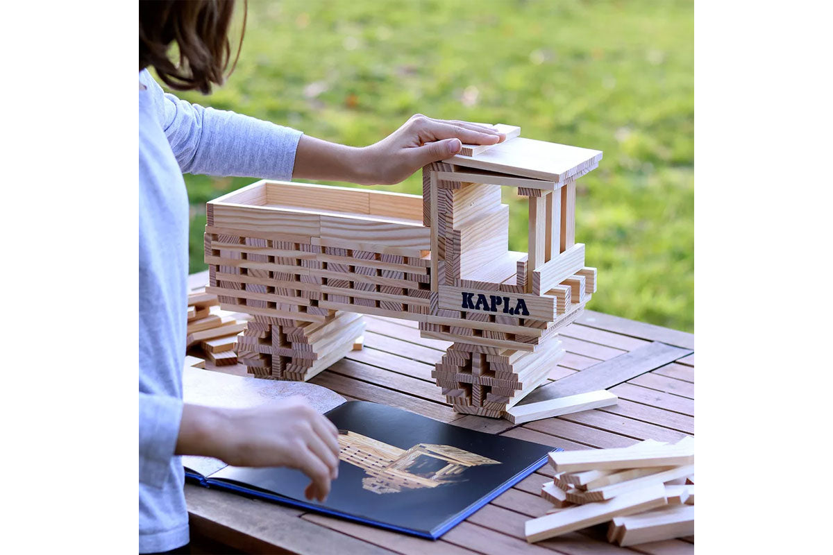 Livre d'art KAPLA Volume 2 Bleu pour apprenants avancés