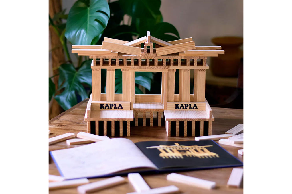 Livre d'art KAPLA Volume 2 Bleu pour apprenants avancés