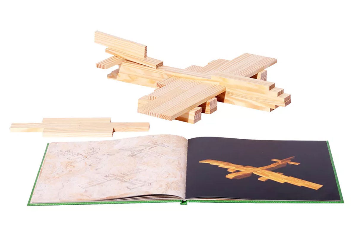 Livre d'art KAPLA Volume 3 Vert pour enfants