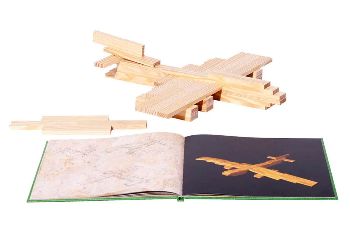Livre d'art KAPLA Volume 3 Vert pour enfants