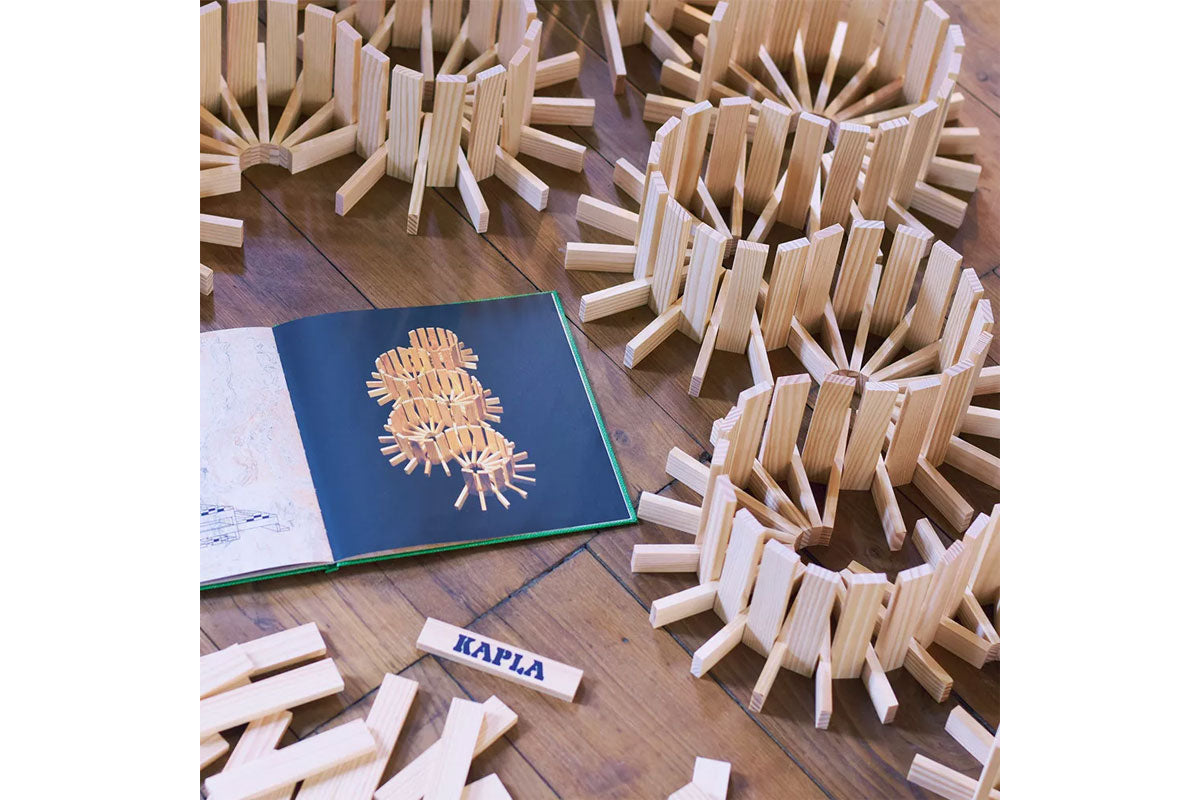 Livre d'art KAPLA Volume 3 Vert pour enfants