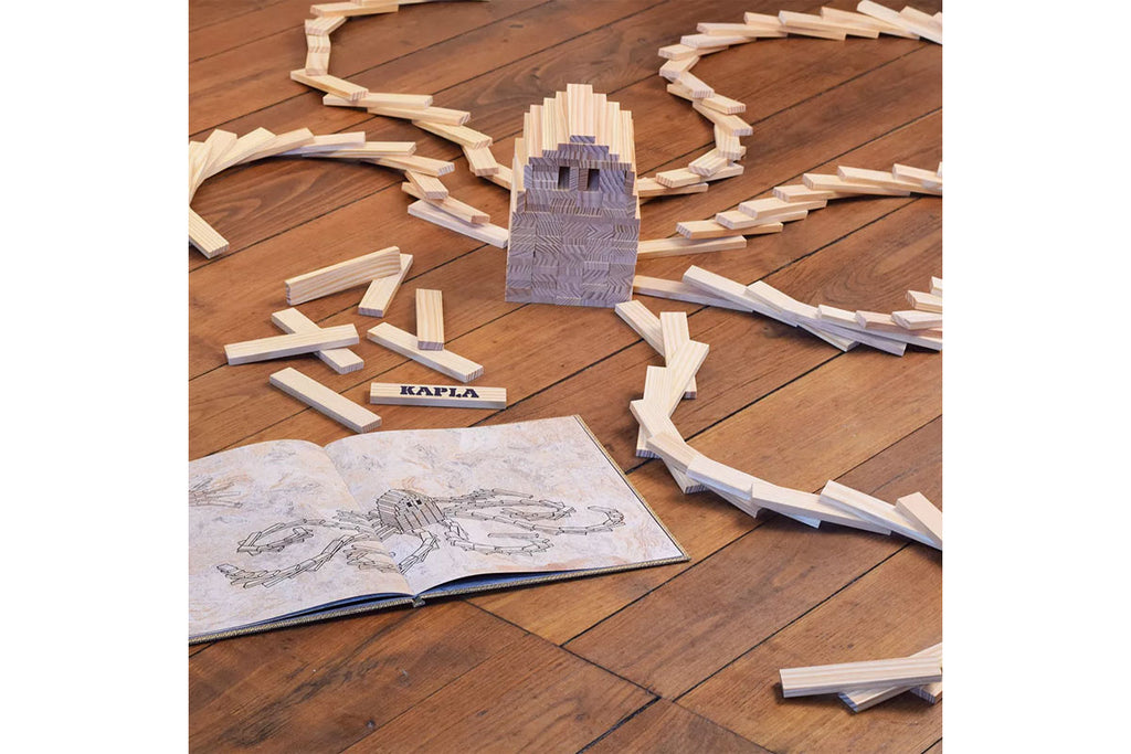 Livre d'art KAPLA Volume 4 motifs animaux beiges