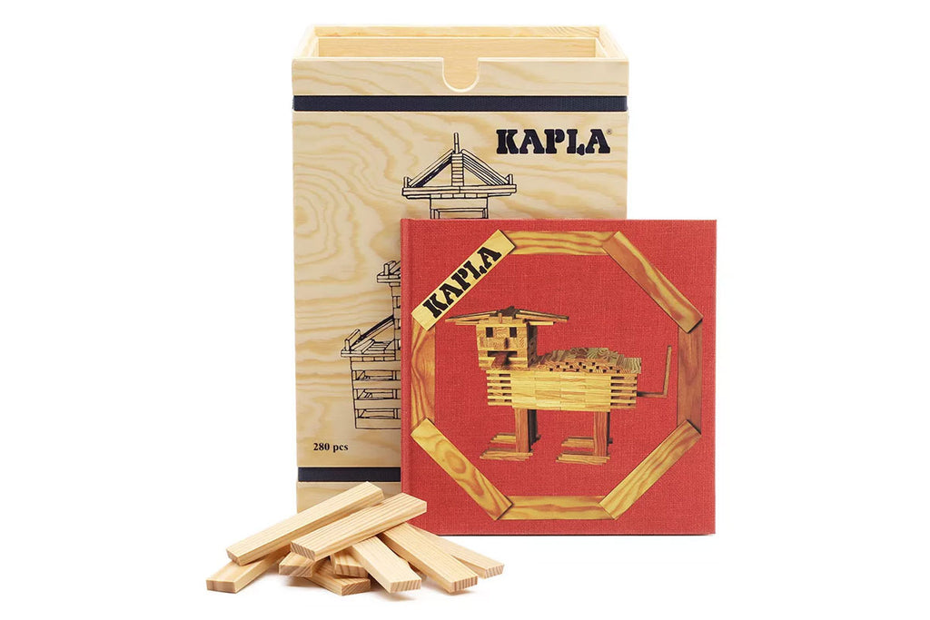 Coffret KAPLA 280 avec livre d'art, rouge