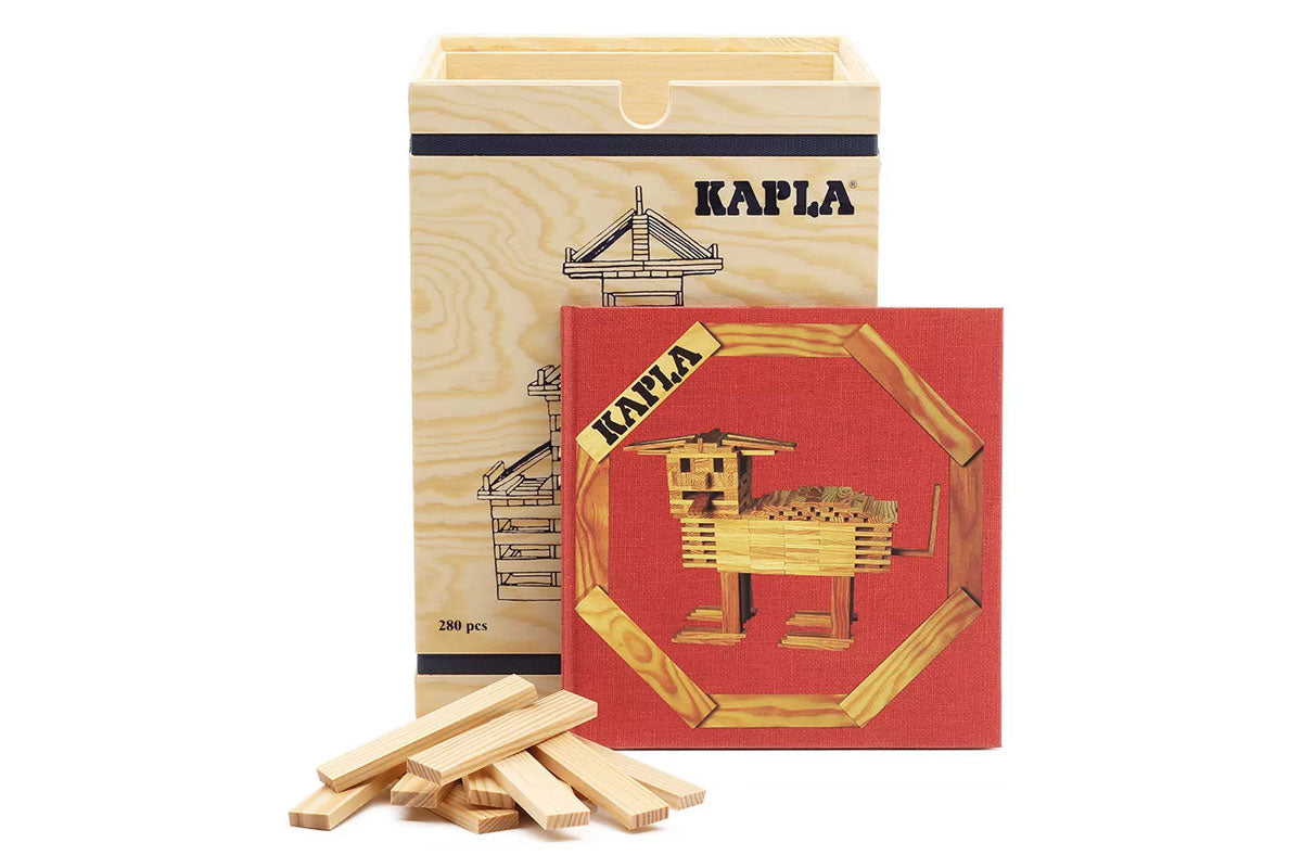 Coffret KAPLA 280 avec livre d'art, rouge