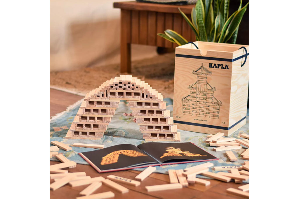 Coffret KAPLA 280 avec livre d'art, rouge