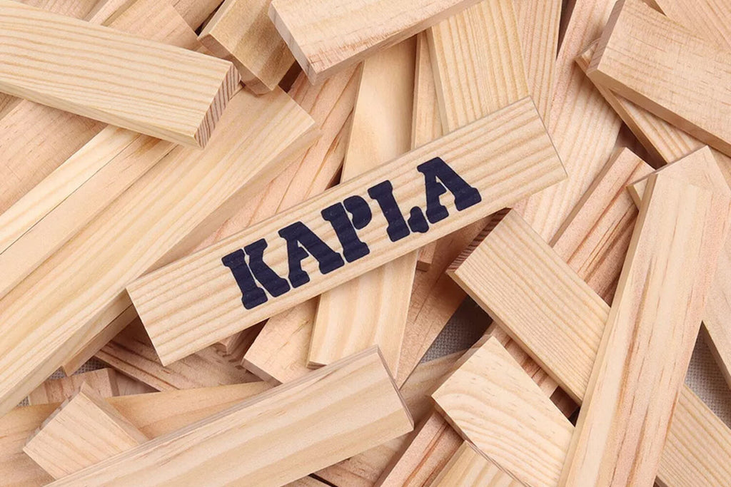 KAPLA 280er Kasten mit Kunstbuch blau