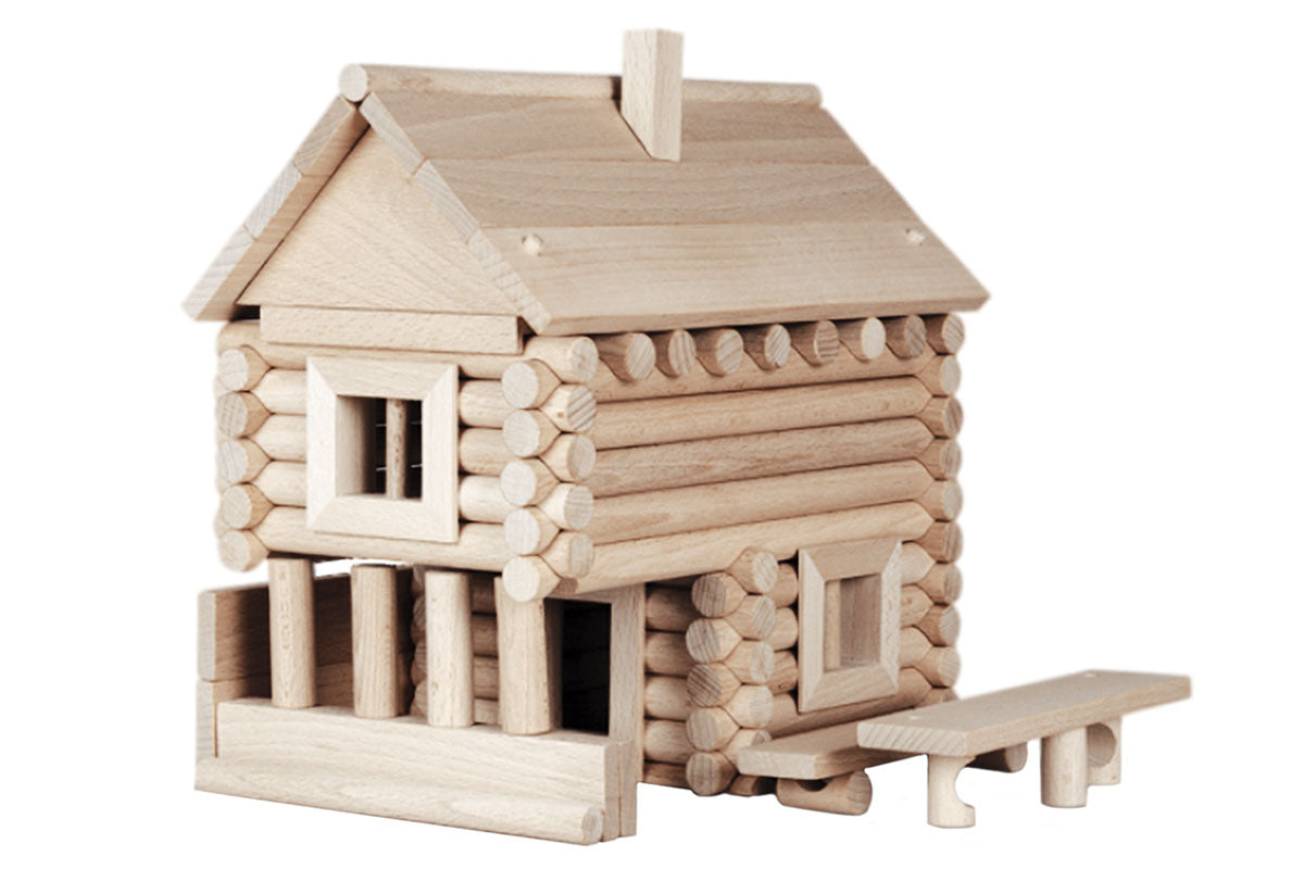 Walachia Holzbaukasten Vario Massive Mini 91 Teile