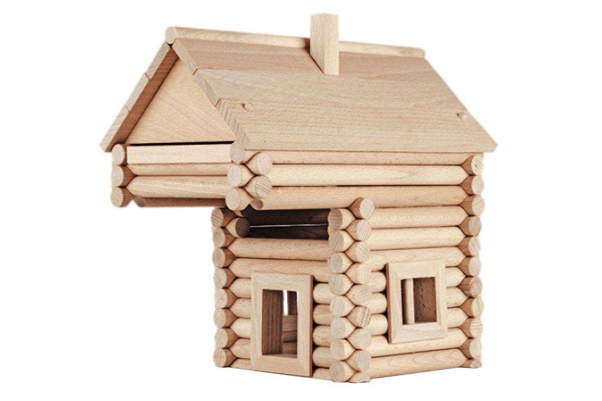 Walachia Holzbaukasten Vario Massive Mini 91 Teile