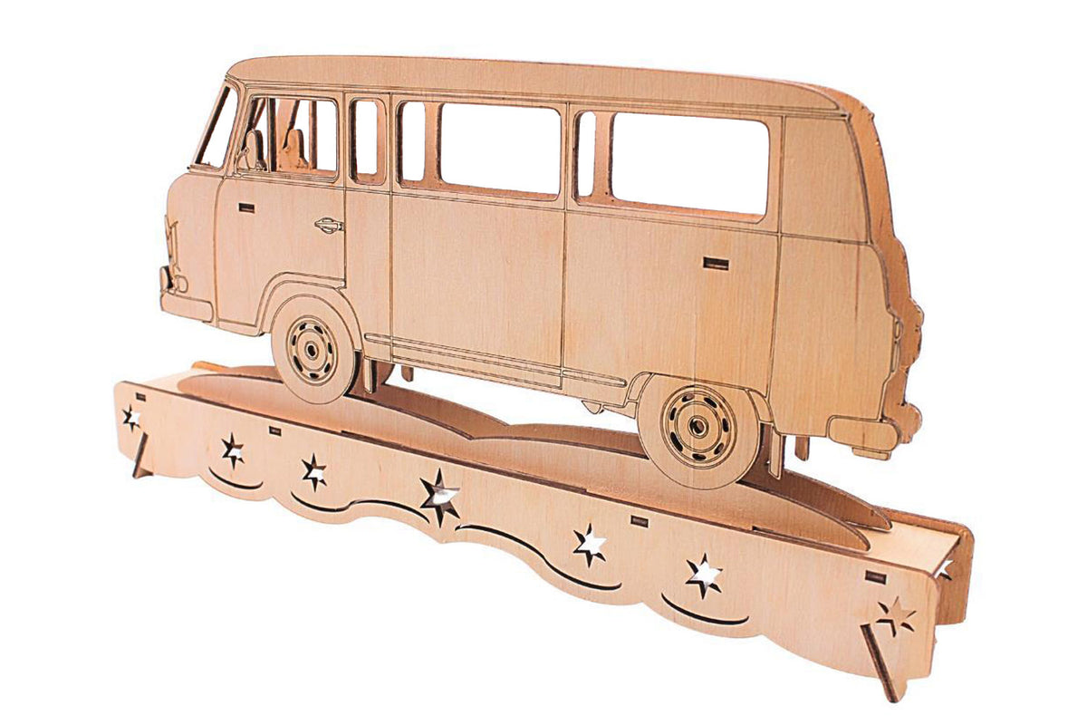 Ostalgie Schwibbogen Barkas B1000 Bus