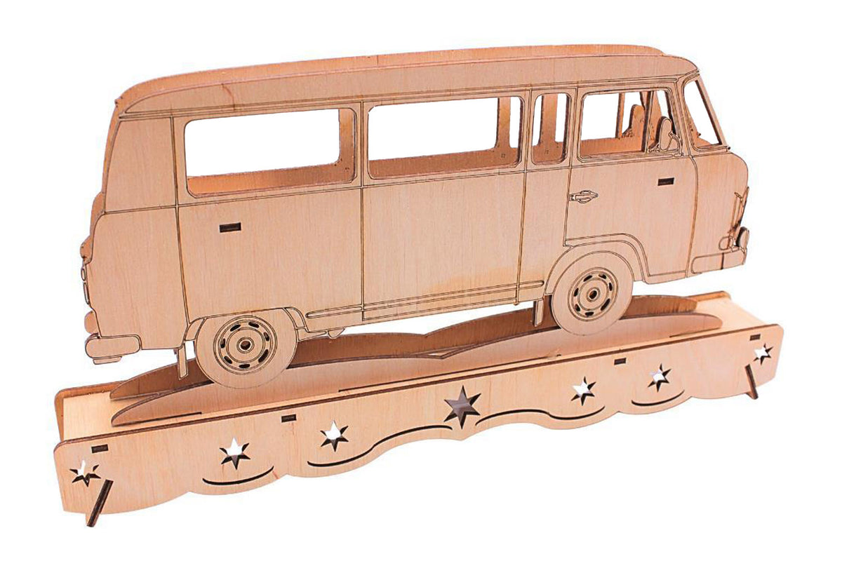 Ostalgie Schwibbogen Barkas B1000 Bus