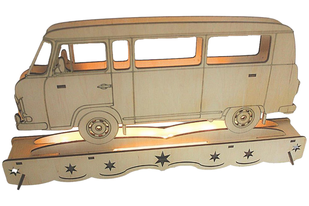 Ostalgie Schwibbogen Barkas B1000 Bus