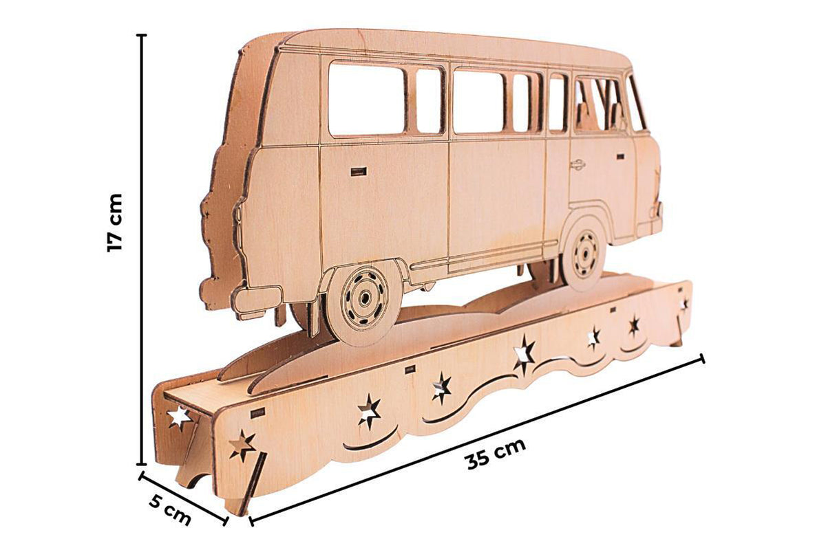 Ostalgie Schwibbogen Barkas B1000 Bus