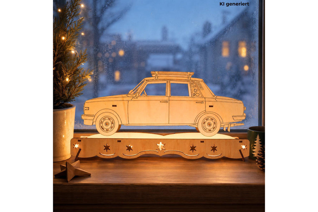 Ostalgie Schwibbogen Wartburg 353 Limousine