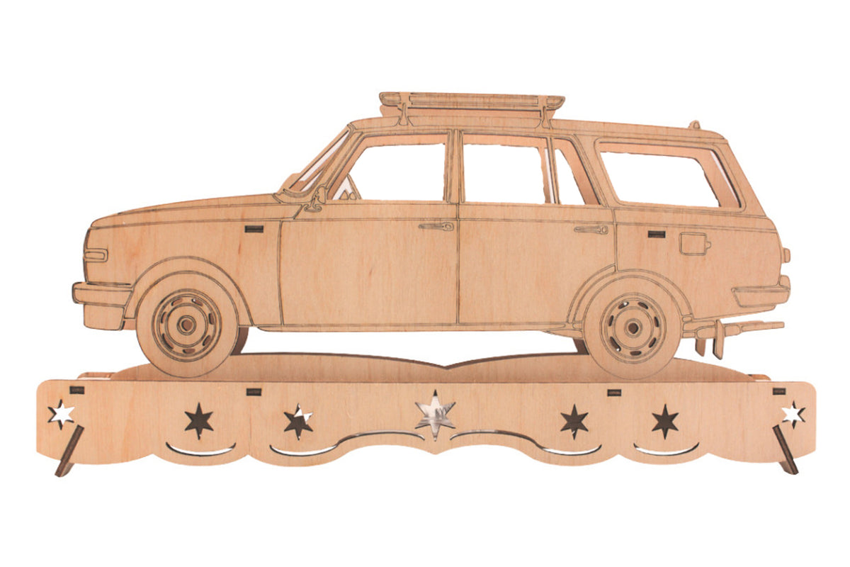Ostalgie Schwibbogen Wartburg 353 Kombi