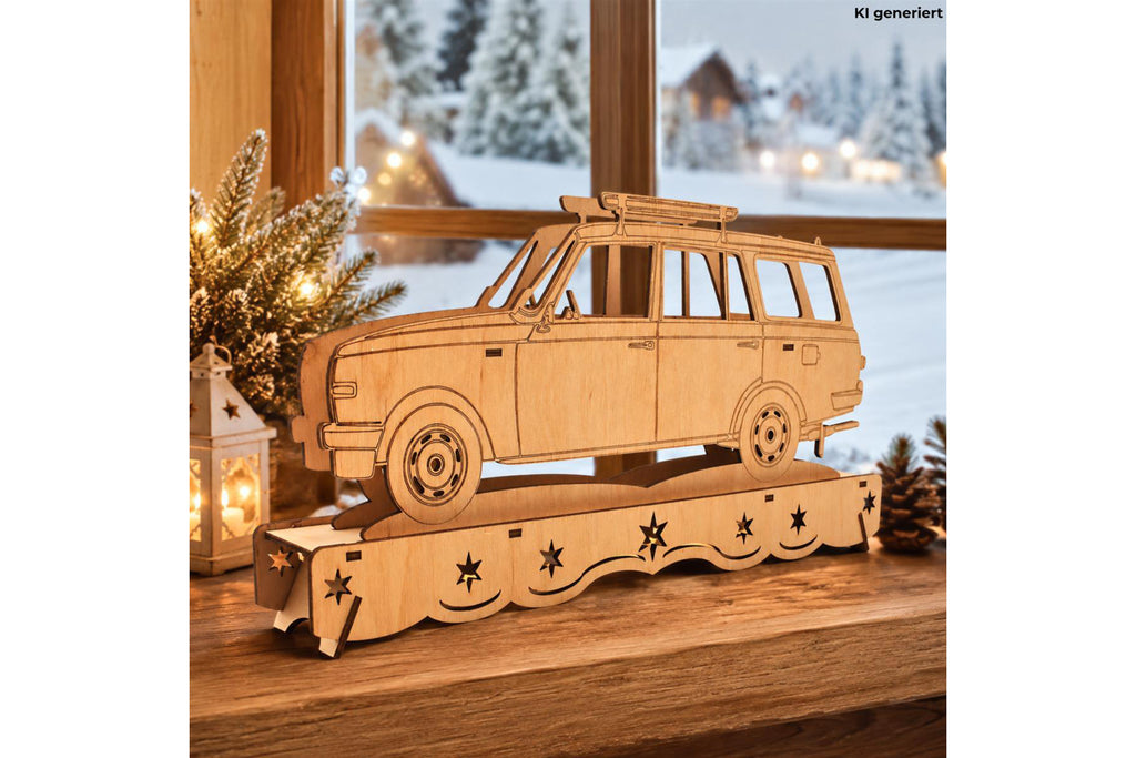 Ostalgie Schwibbogen Wartburg 353 Kombi