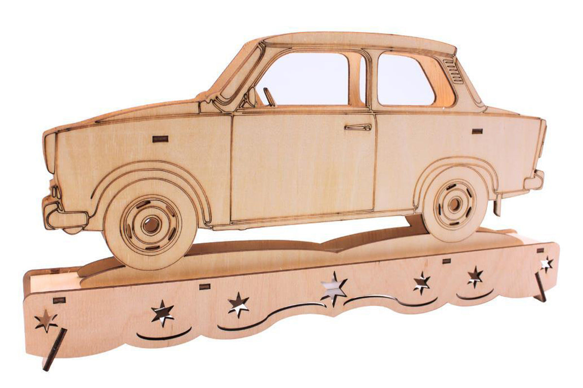 Ostalgie Schwibbogen DDR für Trabant Limousine