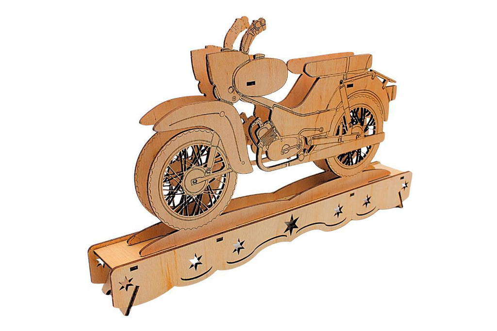Ostalgie Schwibbogen Simson SR4-2 Star Moped