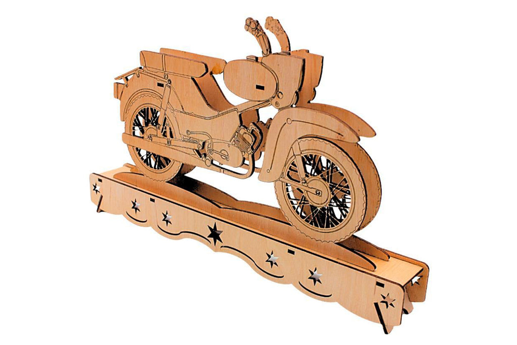 Ostalgie Schwibbogen Simson SR4-2 Star Moped